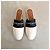 Sapatilhas Givenchy em couro branco e preto - vista 3