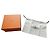 Hermès box for mini Kelly 2 bag with its chevron canvas dustbag Orange