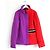 Veste de ski matelassée Fendi rouge et violet