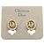 Orecchini a clip dorati Christian Dior con strass D'oro - vista 10