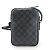 Borsa a Spalla Damier Graphite Louis Vuitton Marrone Nero - vista 4