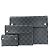 Borsa Clutch Alpha Triple di Louis Vuitton Marrone Nero