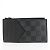 Louis Vuitton Damier Graphite Business Card Case Brown Black - view 2