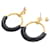 Orecchini Grand Loop Hermès Nero D'oro  - vista 2