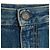 Saint Laurent 2014 Falda Patchwork FR40 Slimane Denim Midi UK12 US29 Azul - vista 2