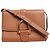 Ralph Lauren Braune Leder-Umhängetasche