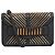 MCM Bolsa transversal preta com detalhes em zíper Preto
