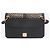 MCM Bolsa transversal preta com detalhes em zíper Preto - vista 4