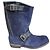 Autre Marque Stivali Biker Primeboots in Camoscio Blu Notte Blu scuro