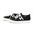 Hermès Tiefe Strick-Leder-Sneaker Schwarz Weiß - Ansicht 2