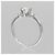 Autre Marque Pt900 Platin-Diamantring Silber - Ansicht 3