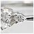 Autre Marque Pt900 Platin-Diamantring Silber - Ansicht 7