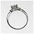 Autre Marque Pt900 Platin-Diamantring Silber - Ansicht 9