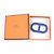 Spilla in pelle Chaine d'Ancre di Hermès Blu - vista 2