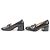 Gucci Interlocking G Mittelabsatz-Pumps Schwarz - Ansicht 3