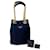 Borsa 2way in nylon Prada Blu Blu navy