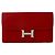 Cartera Long Constance de Cuero Epsom Hermès Roja - vista 2