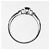 Autre Marque Pt900 Platin-Saphir-Diamantring Silber - Ansicht 10