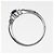 Autre Marque Pt900 Platin-Saphir-Diamantring Silber - Ansicht 9