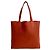 Borsa tote Hermès Double Sens in Taurillon Clemence Rosso - vista 2