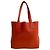 Borsa tote Hermès Double Sens in Taurillon Clemence Rosso - vista 4