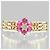 Autre Marque Au750 Rubin-Diamant-Ring Golden - Ansicht 5