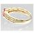 Autre Marque Au750 Rubin-Diamant-Ring Golden - Ansicht 7