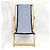 Silla plegable de algodón con monograma Burberry Azul - vista 3