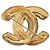 Timeless Chanel Matelassé Coco Mark Brosche Golden - Ansicht 2