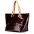 Borsa a Spalla Louis Vuitton Bellevue GM Monogram Vernis Porpora - vista 2