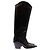 Dorothée Schumacher Stivali cowboy neri in pelle Nero - vista 4