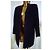 Giacca lunga Salvatore Ferragamo in lana blu notte Blu scuro - vista 18