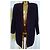 Giacca lunga Salvatore Ferragamo in lana blu notte Blu scuro - vista 19