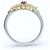 Céline Celine 18K Gold- und Platinbandring Gelb - Ansicht 5