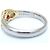 Céline Celine 18K Gold- und Platinbandring Gelb - Ansicht 8