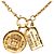 Collana Pendente Chanel Placcata Oro 31 Rue Cambon D'oro - vista 3