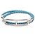Bracciale Double Tour Roulis in Swift Intrecciato Blu Hermès