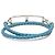 Bracciale Double Tour Roulis in Swift Intrecciato Blu Hermès - vista 3