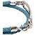 Bracciale Double Tour Roulis in Swift Intrecciato Blu Hermès - vista 5