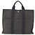 Borsa Fourre-tout Herline in tela Hermès Marrone