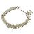 Timeless Bracciale con charm in cristallo dorato Chanel ABG086 D'oro - vista 2