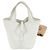 Borsa tote Hermès Picotin PM in pelle Taurillon Clémence Bianco