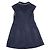 Abito senza maniche Chanel in tweed blu navy - vista 2