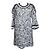 Abito Chanel in maglia tweed nero e bianco - vista 3