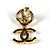 Orecchini pendenti forati Chanel, decorati con il logo CC D'oro - vista 3