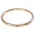 Timeless Chanel John Pariser Pink Gold Band Ring Golden - Ansicht 2