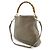 Borsa a mano/spalla Gucci Bamboo Grigio - vista 3