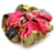 Scrunchie in seta Louis Vuitton Marrone Multicolore Fuschia - vista 3