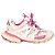 Everyday Baskets Track Balenciaga en polyuréthane rose et blanc