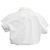 Blusa de jersey recortada, en capas y acanalada de Alexander Wang en algodón blanco - vista 3